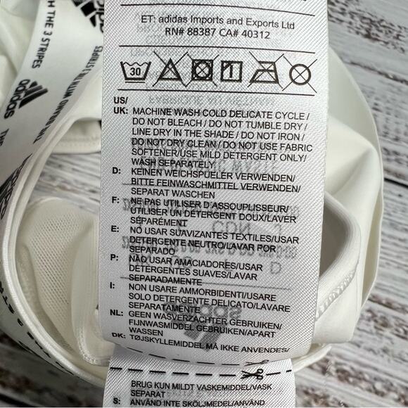 adidas Women's XXS D Cup  Powerreact Training Medium Support Bra 2XSD NEW - Picture 7 of 16